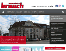 Tablet Screenshot of buero-brauch.de